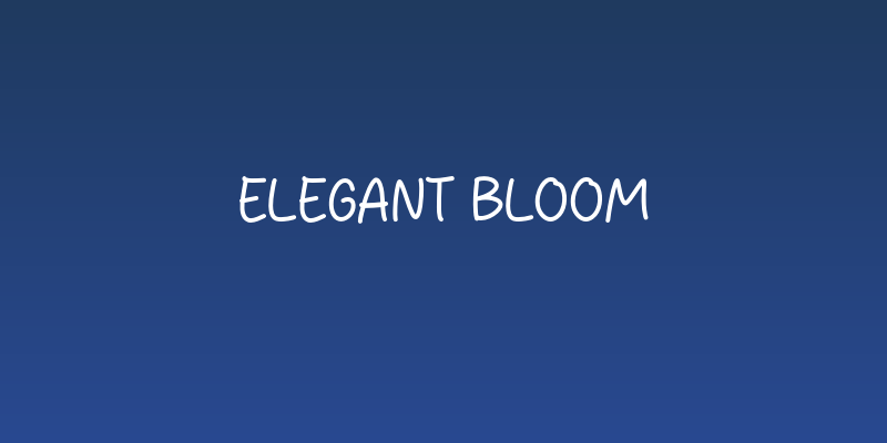 Elegant Bloom Social Header