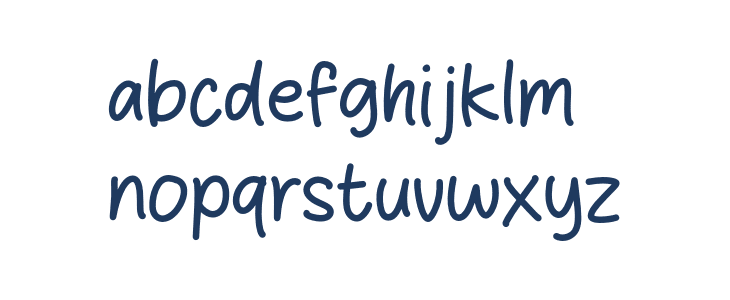 Elegant Bloom Lowercase