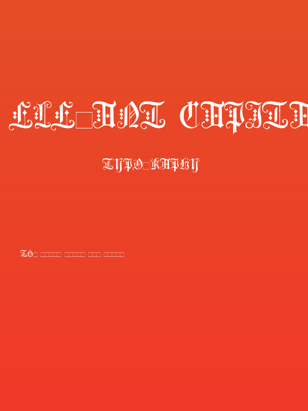 Elegant Capitals II Poster