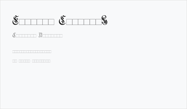 Elegant Capitals Business Card