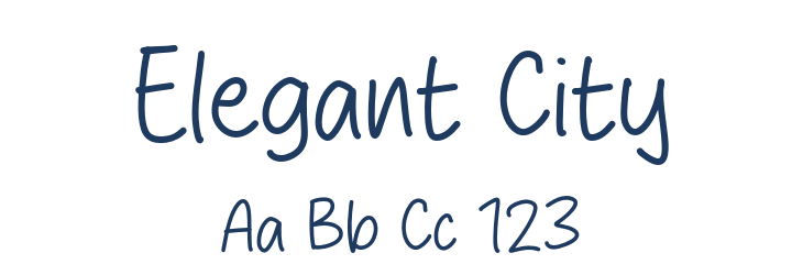Elegant City Font Preview