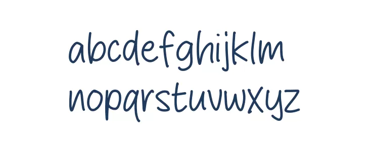 Elegant City 字体 小写