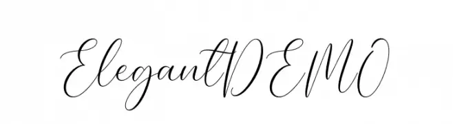 Elegant DEMO  Frei Schriftart Herunterladen