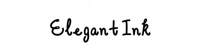 Elegant Ink  Скачать бесплатные шрифты