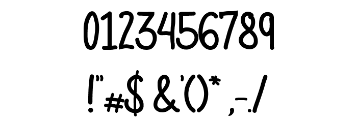 Elegant Ink Font OTHER CHARS