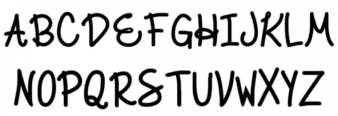 Elegant Ink Font Litere mari