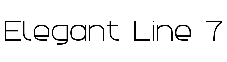 Elegant Line 7  Fuentes Gratis Descargar