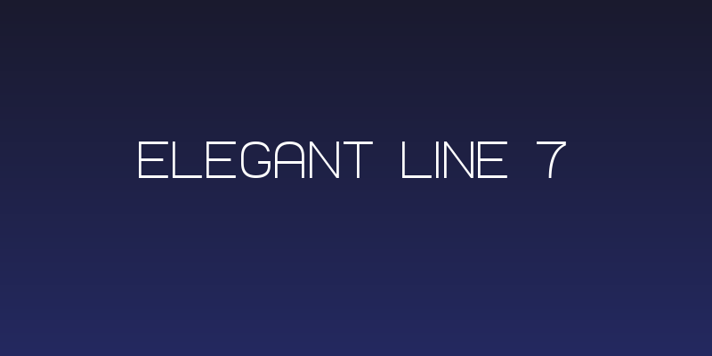 Elegant Line 7 Social Header