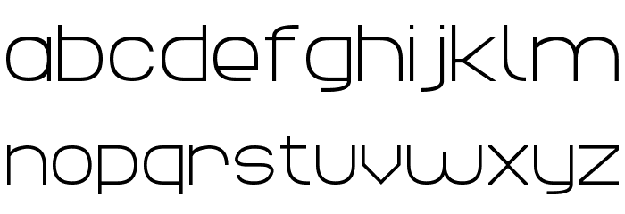 Elegant Line 7 Font LOWERCASE