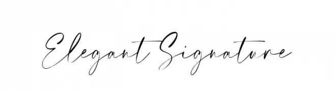 Elegant Signature  Descarca Fonturi Gratis