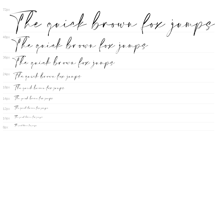 Elegant Signature Waterfall