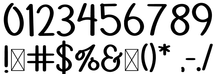 Elegant Style Font OTHER CHARS