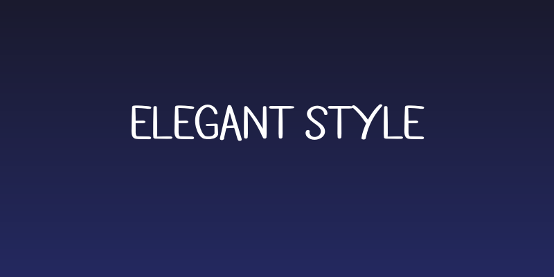 Elegant Style Social Header