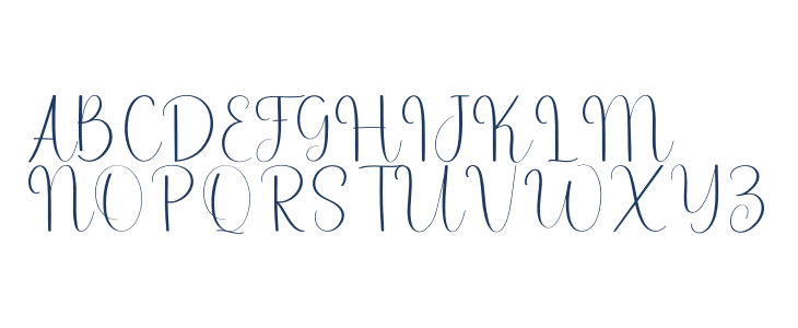 Elegant Wedding Uppercase