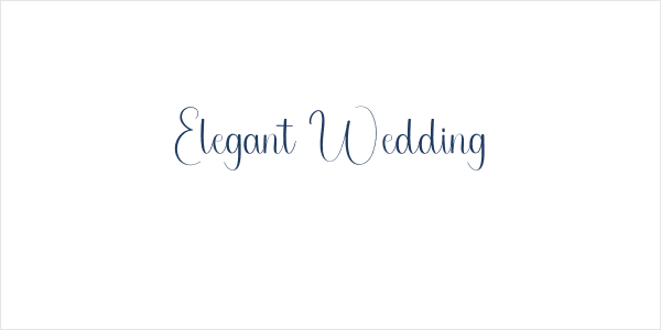 Elegant Wedding Logo