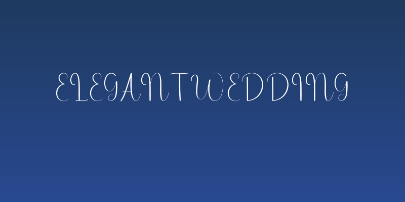 Elegant Wedding Social Header