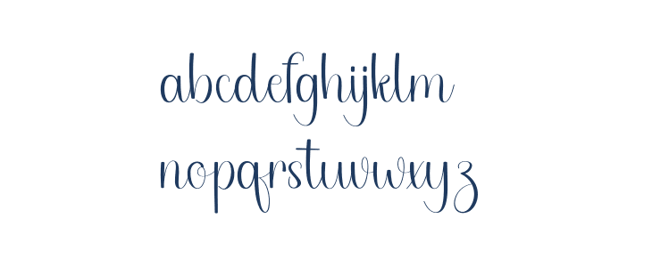 Elegant Wedding Lowercase