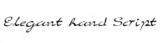 Elegant hand Script  Fuentes Gratis Descargar