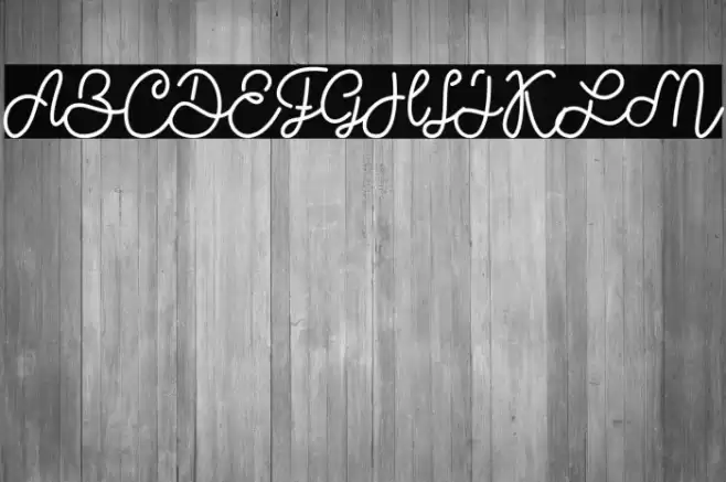 Elegant Font examples