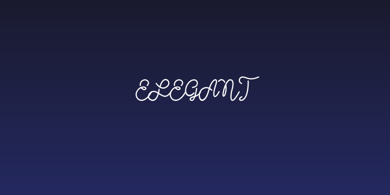 Elegant Social Header
