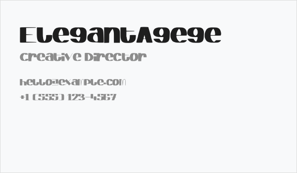 ElegantAgege Business Card