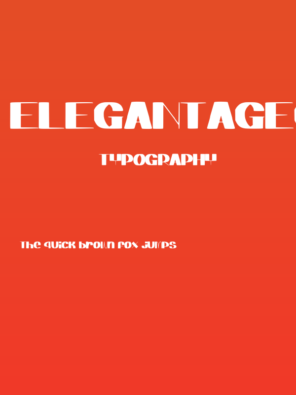 ElegantAgege Poster