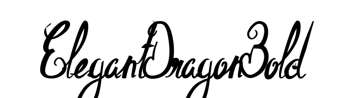 ElegantDragonBold  免费字体下载