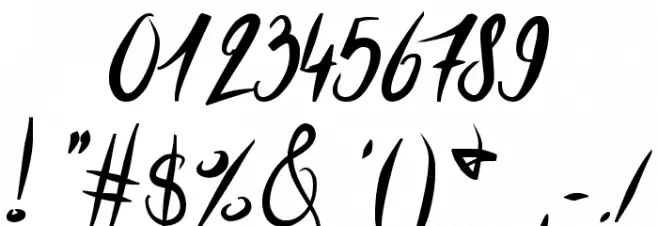 ElegantDragonBold Schriftart Anderer Schreiben