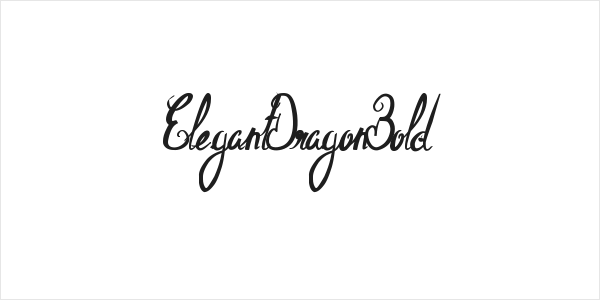 ElegantDragonBold Logo