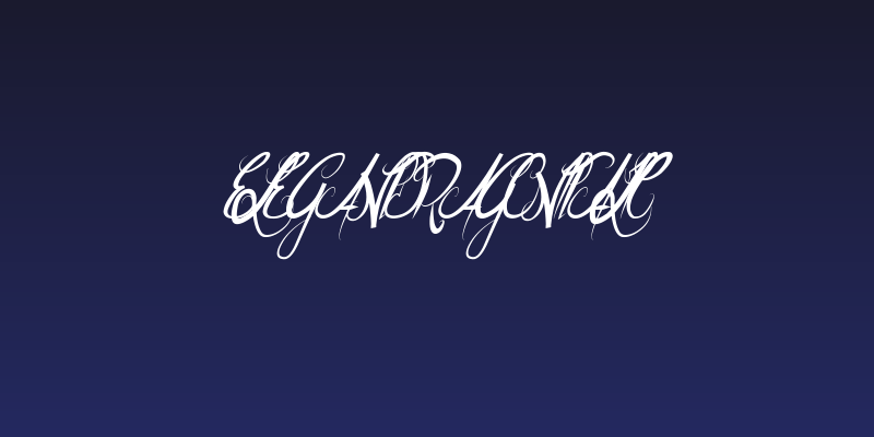 ElegantDragonItalic Social Header