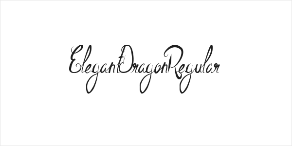 ElegantDragonRegular Logo