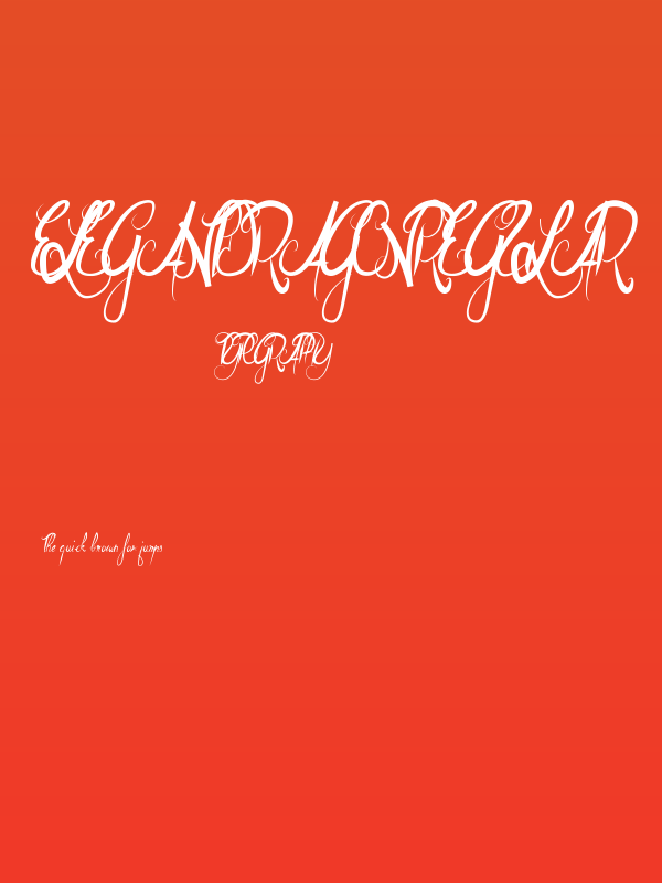 ElegantDragonRegular Poster