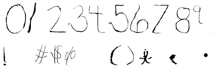 ElegantRegular Font OTHER CHARS