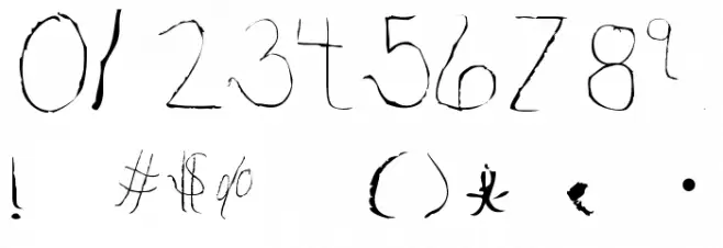 ElegantRegular Font OTHER CHARS