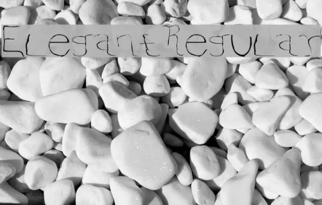 ElegantRegular Font examples