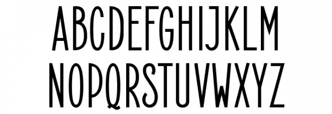 ElegantSans-Bold フォント 大文字