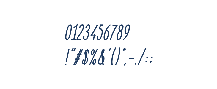 ElegantSans-BoldItalic Other Characters