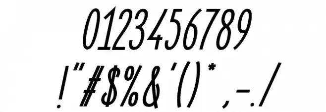 ElegantSans-BoldItalic Font OTHER CHARS