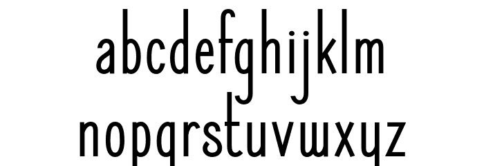 ElegantSans-Bold Font LOWERCASE