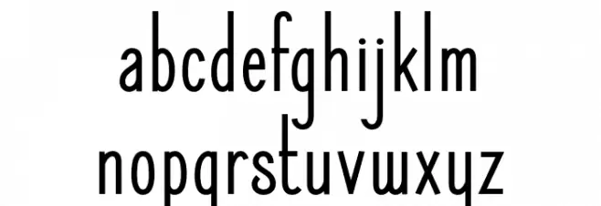 ElegantSans-Bold Font LOWERCASE