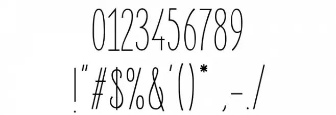 ElegantSans-Light Font OTHER CHARS