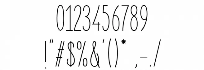 ElegantSans-Light Font OTHER CHARS