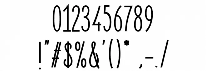 ElegantSans-SemiBold Font OTHER CHARS