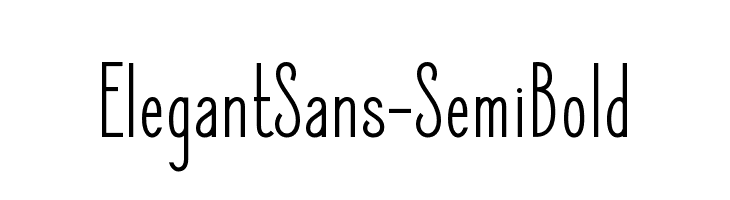ElegantSans-SemiBold  لخطوط تنزيل