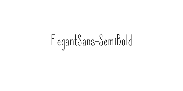 ElegantSans-SemiBold Logo
