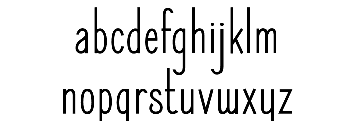 ElegantSans-SemiBold Font LOWERCASE