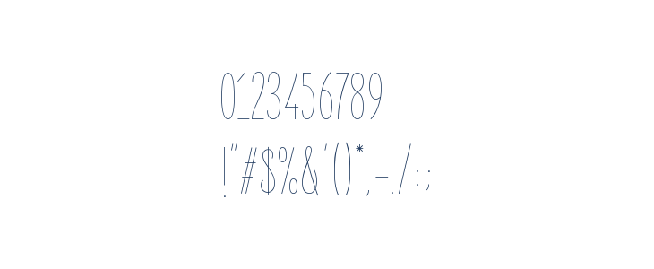 ElegantSans-Thin Other Characters