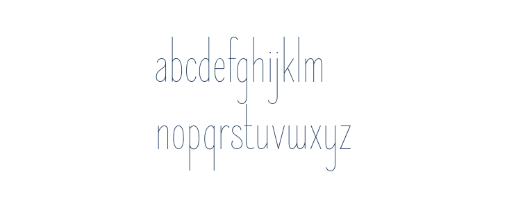 ElegantSans-Thin Lowercase