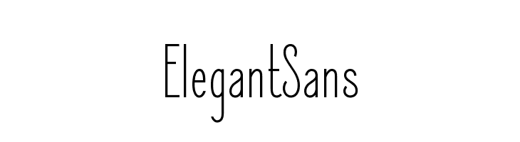 ElegantSans  Descarca Fonturi Gratis