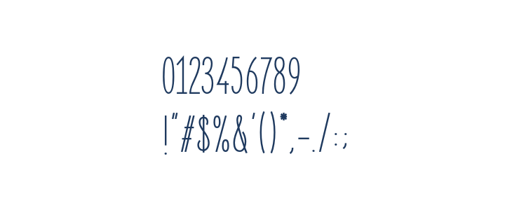 ElegantSans Other Characters